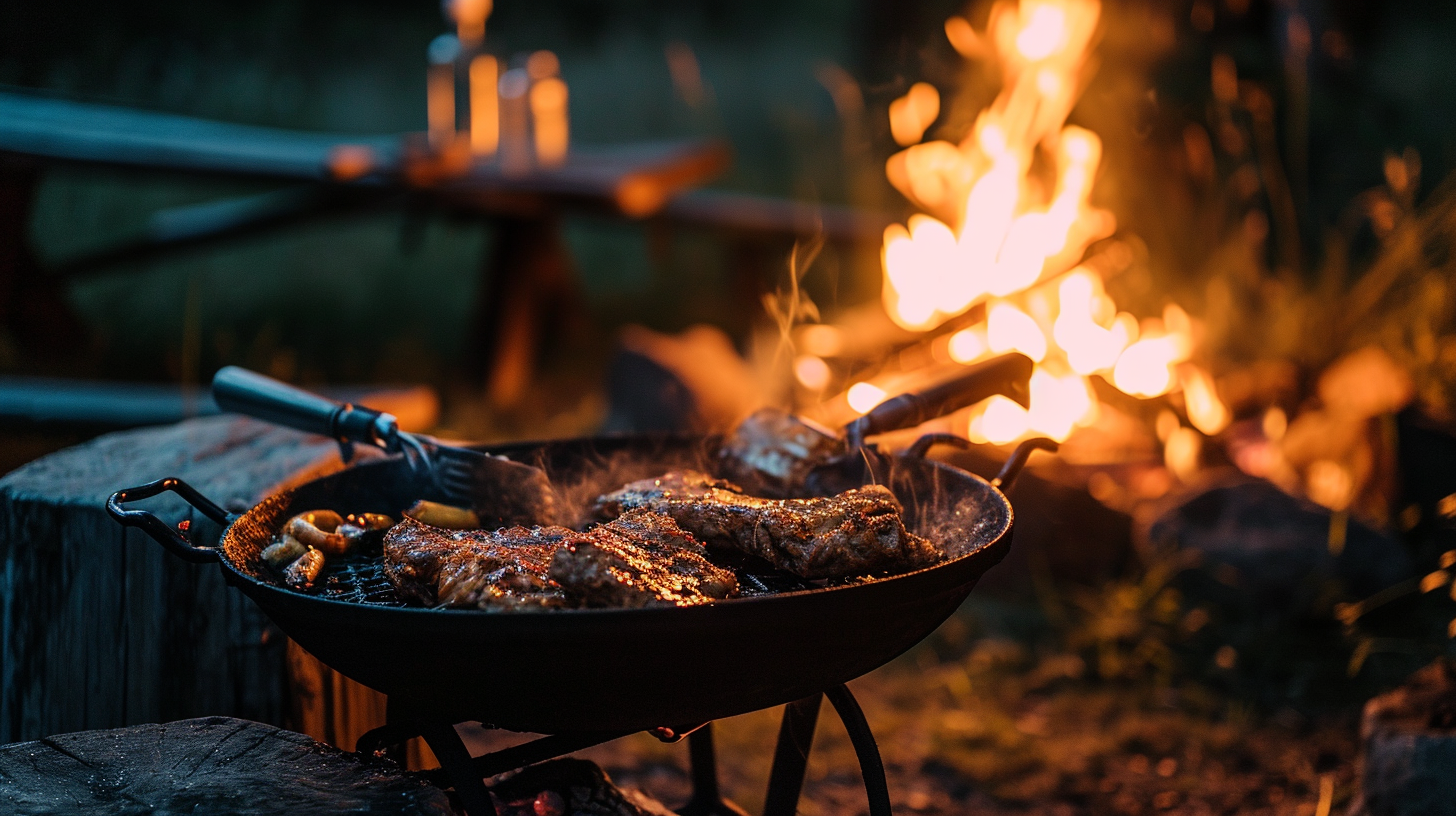 How Do You Grill On An Open Fire Pit?